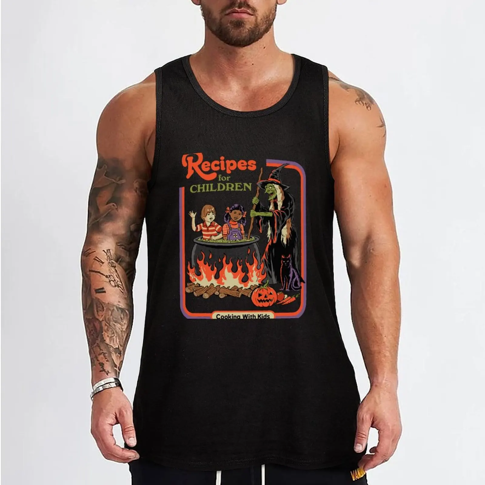 Recipes For Children Tank Top summer 2025 best selling products sexy clothes men t shirt gym