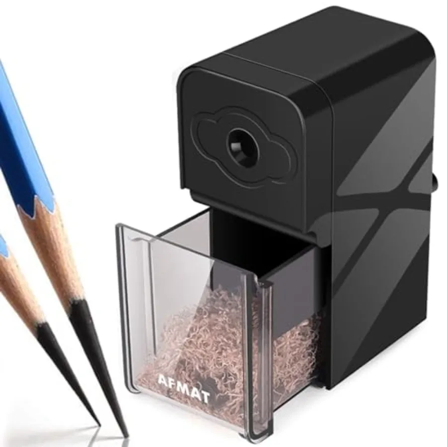 

Long Point Pencil Sharpener, 8-20mm Long Pencil Nibs, Self-Feed and Adjustable Pencil Sharpness, Artist Pencil Sharpener Manual