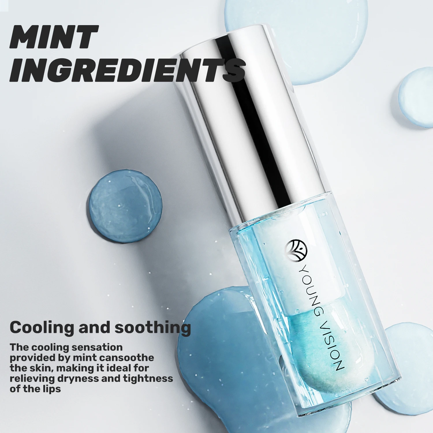 Lucidalabbra che cambia colore a lunga durata idratante a 6 colori con profumo fruttato e funzione che cambia colore sensibile alla temperatura