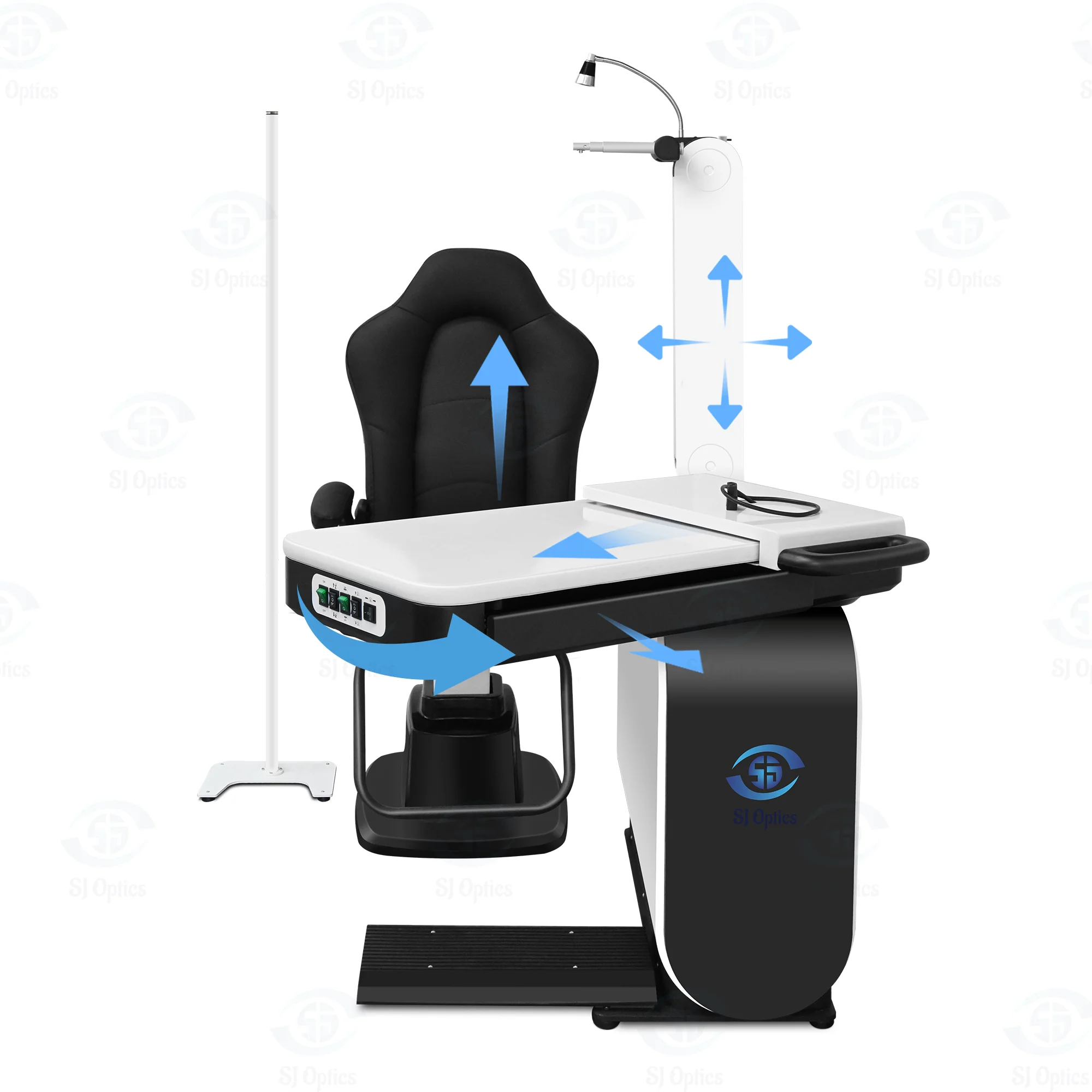 Optics Ophthalmic Unit Den-tal Chair Turned Table Optical Instruments Combined Table With Chair CS-700B Optometry Equipment