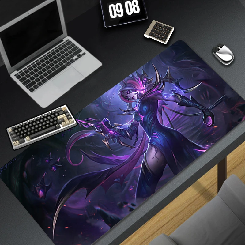 Mousepad Computer Gaming Accessories Keyboard Pad Office PC Rubber Mouse Pad Decoracion Desk League Of Legends Vayne Mouse Mat