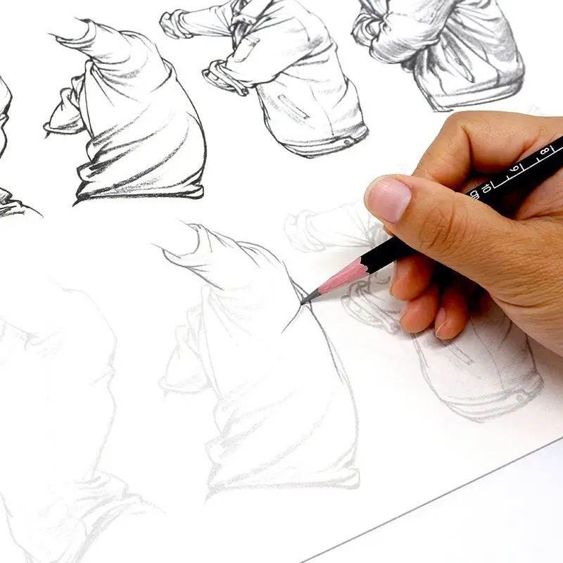 Sketchbook, Local Decomposition and Dynamic Completion, Linear Human Sketchbook, Art Picture Book, Basic Painting Tutorial Book