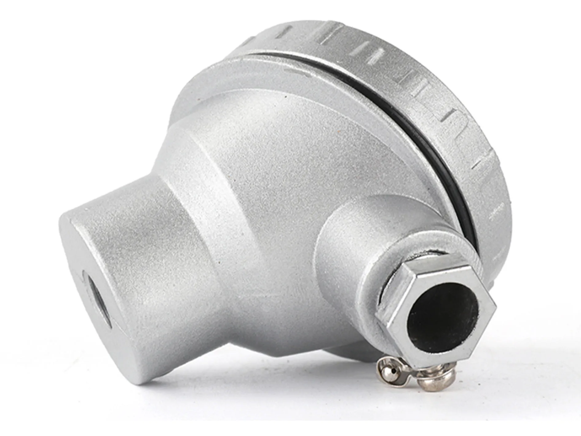 Thermocouple Junction Box – Aluminum Alloy Instrument Connection Head IP65 Waterproof Electrical Enclosure for Temperature Sens