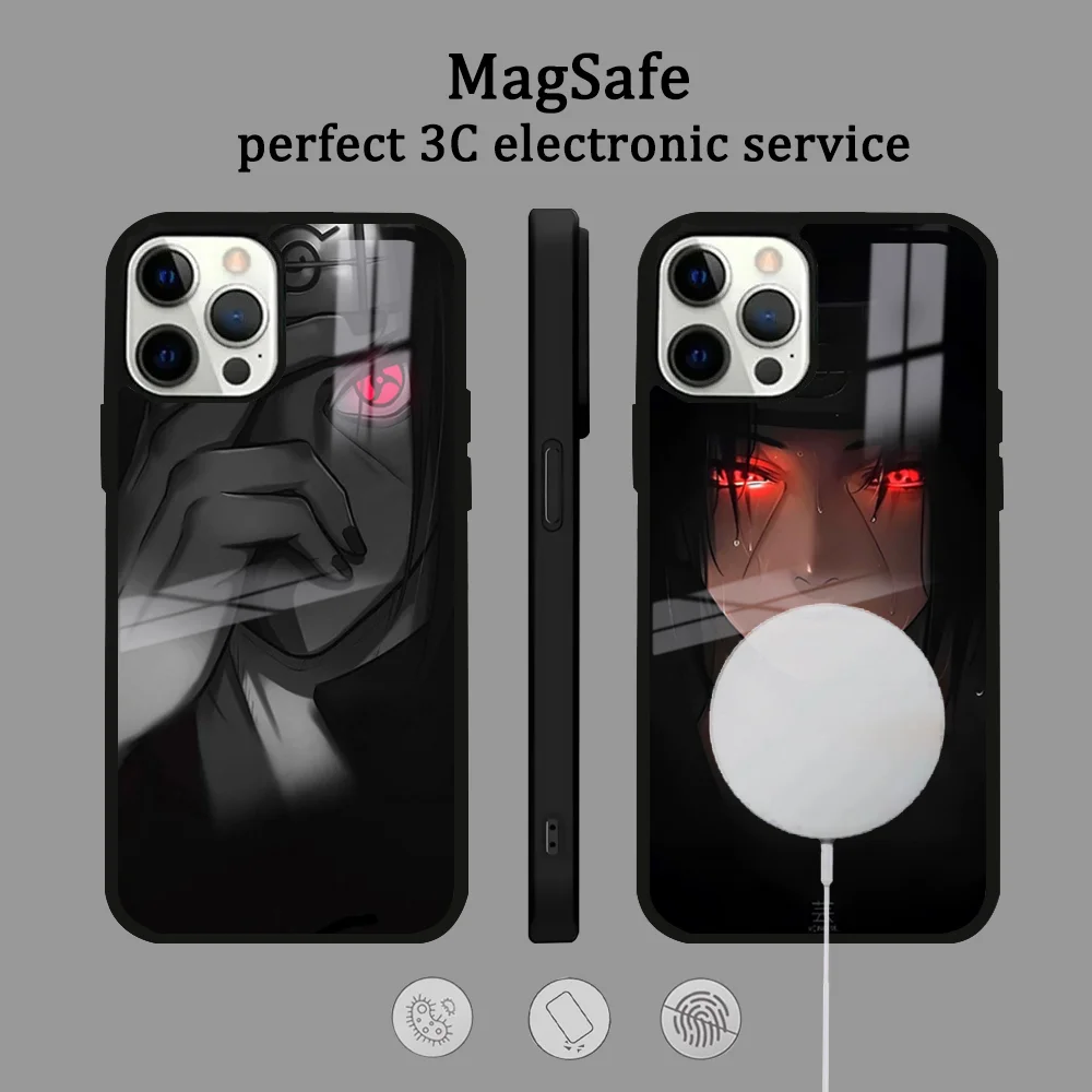 FL5 Akatsukis Itachis Uchihas Sasukes NEW Phone Case For IPhone 16 15 14 13 12 11 Pro Max Plus Mini Magsafe Mirror Wireless Magn