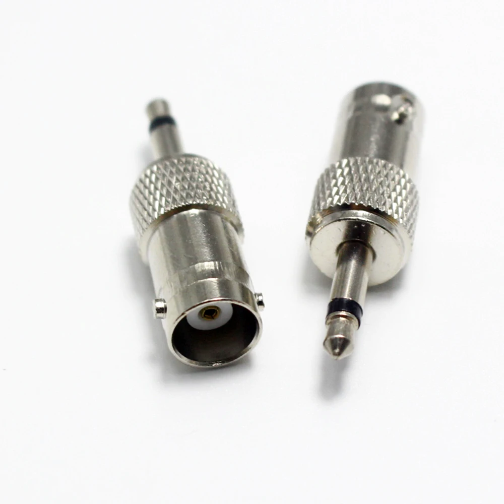 1-5Pcs High-quality Q9 BNC Connector Socket BNC Female to 3.5mm Mono 1/8