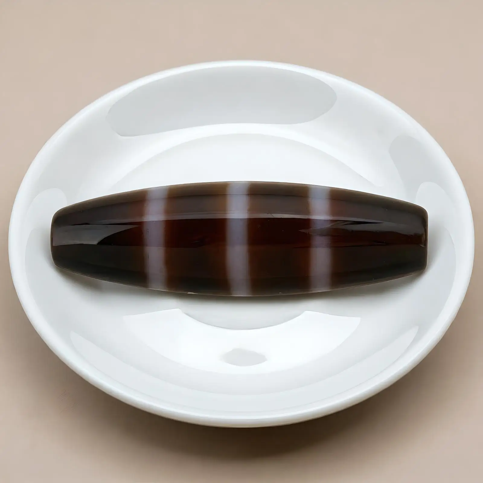 

Thread Bead Snatural Agates Beads 38x12mm AAA Two Tone Tibetan Onyx Dzi Beads For Diy Neckalce Bracelet Making Fashion Jewelry