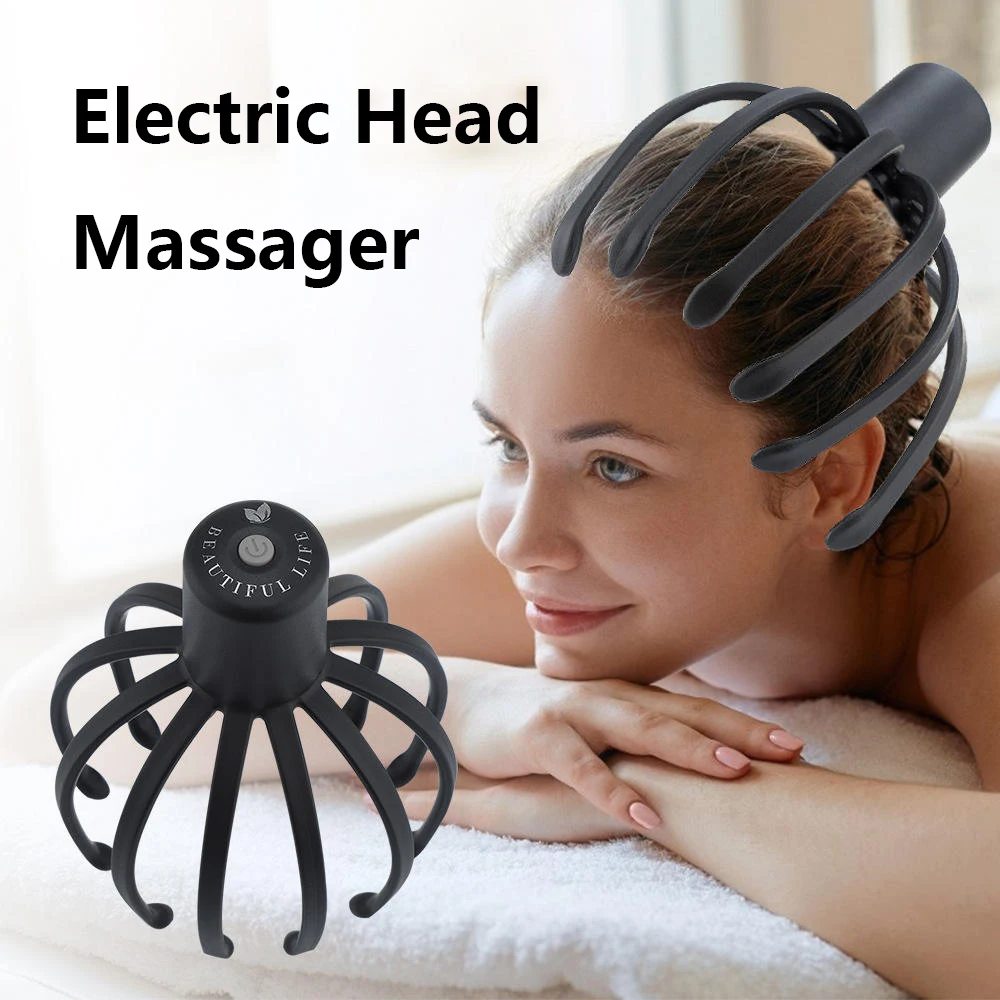 

Portable Hands-free Electric Octopus Claw Scalp Massager Head Vibration Device for Stress Relief Head Relax Massage Health Care
