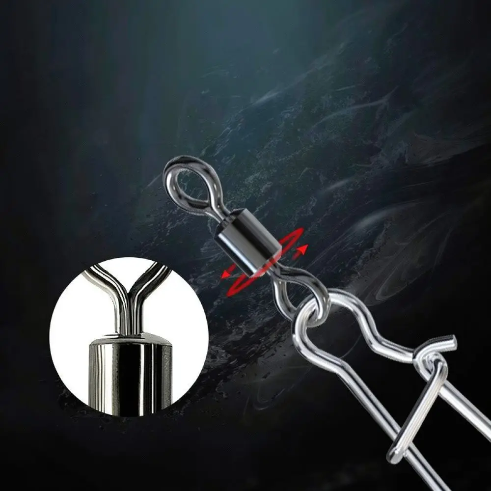 Heavy Duty Fishing Swivel Snap Connector For Pengyi Lure Terminal Tackle Clips High Performance Fishing Accessories
