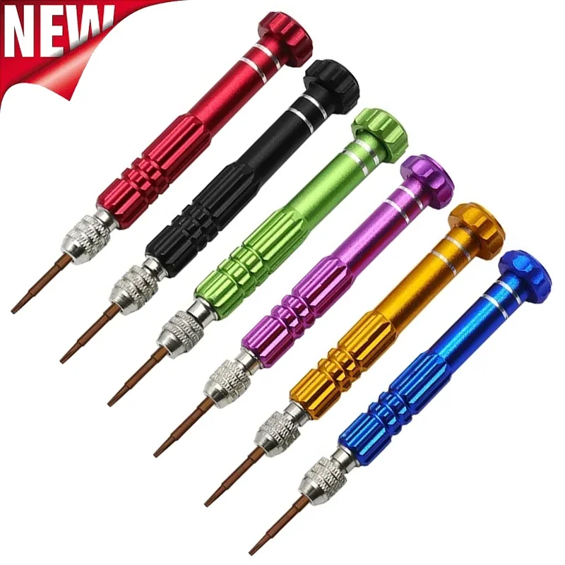 5-in-1-Schraubendreher, Uhrenreparatur-Werkzeuge, multifunktionales Set, Demontage, Schraubendreher, Schlitz, Kreuz, Pflaumenblüte, Computerbrille