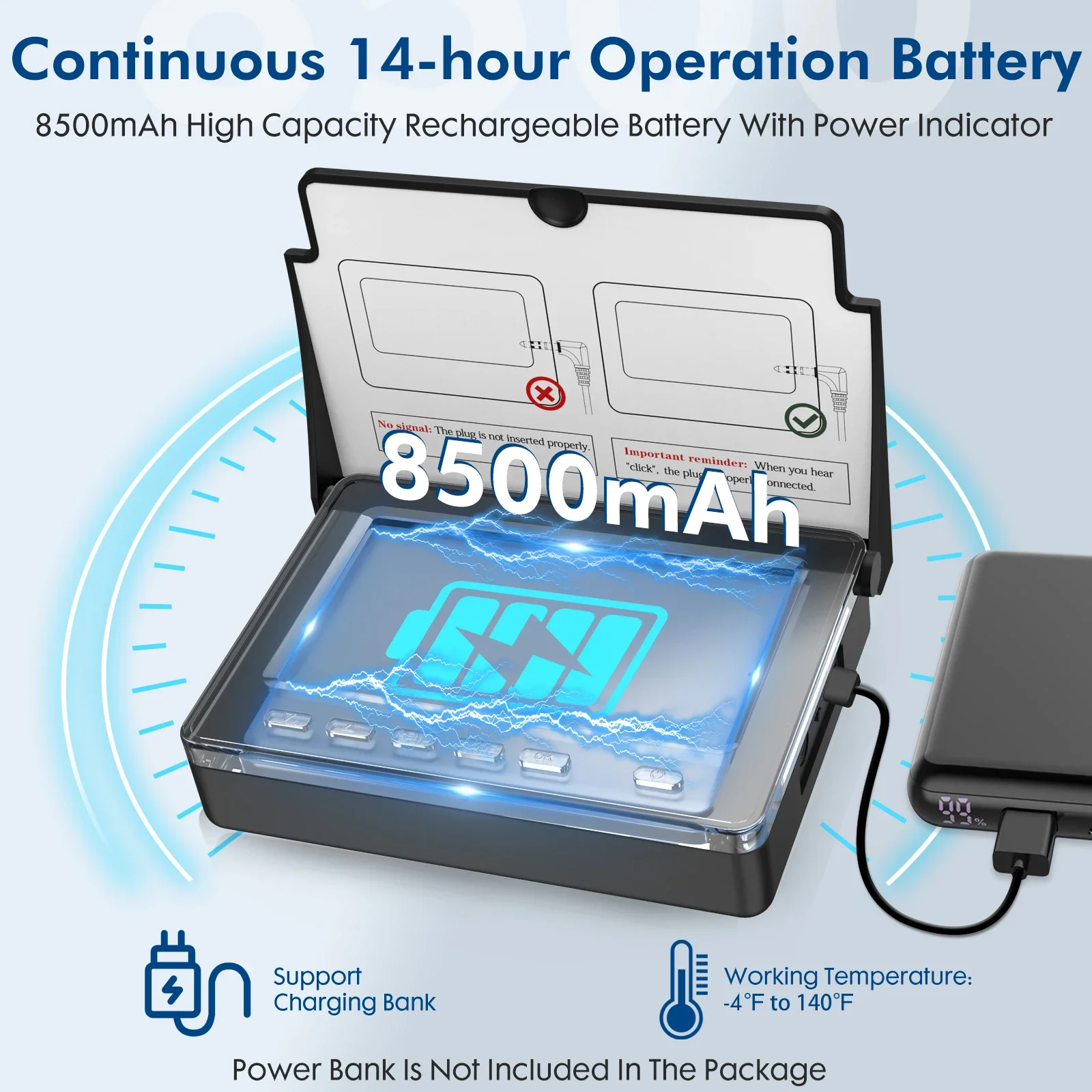 Telecamera per ispezione tubi fognari DVR Registrazione video da 16 GB, endoscopio industriale di scarico SYANSPAN Batteria impermeabile 8500MHA 20/30/50M