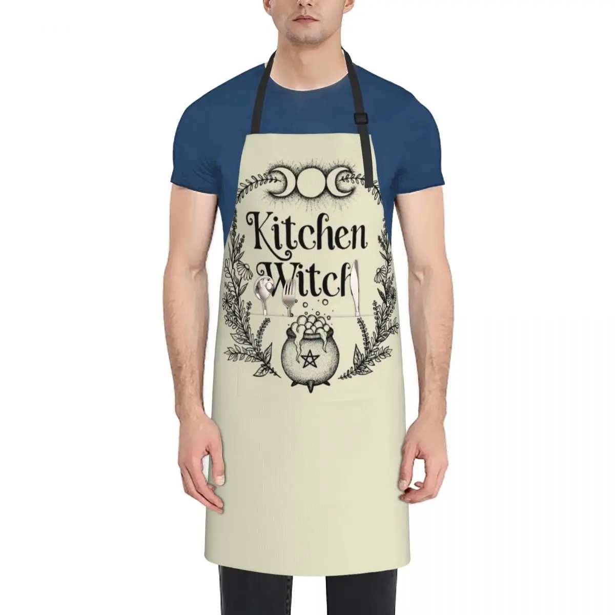 

Kitchen Witch Apron christmas kitchen Korean Apron