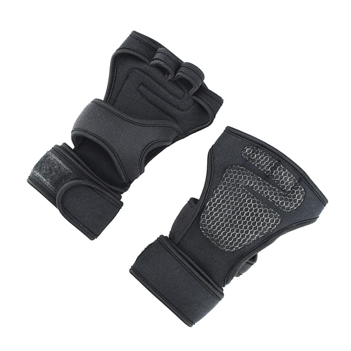 

Anti-Slip Fitness Gloves Half Finger Gym Weight Lifting Sports Silicone Palm Protection Durable Wrist Support For Men Women