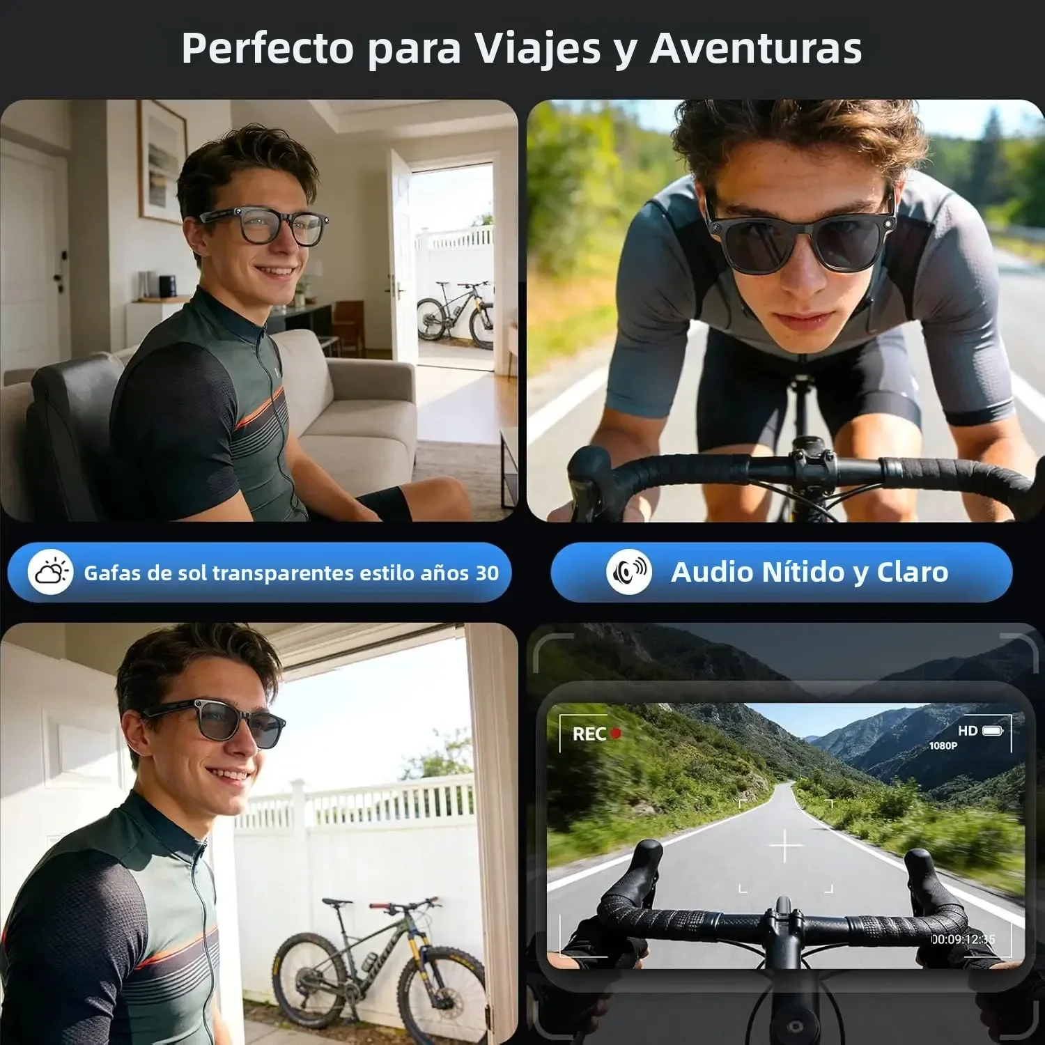 Lenovo 2027 AI Smart Glasses 12KHD 3000W Camera Video Recording 150 Language Translation ChatGPT Bluetooth CallAudio Sunglasses