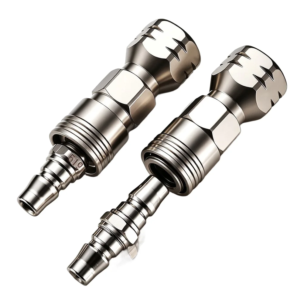 1Pc Stainless Steel Quick Connect Spray Nozzle For Paint-Sprayer Low Pressure Tip For Latex Primer/ Varnish Silver
