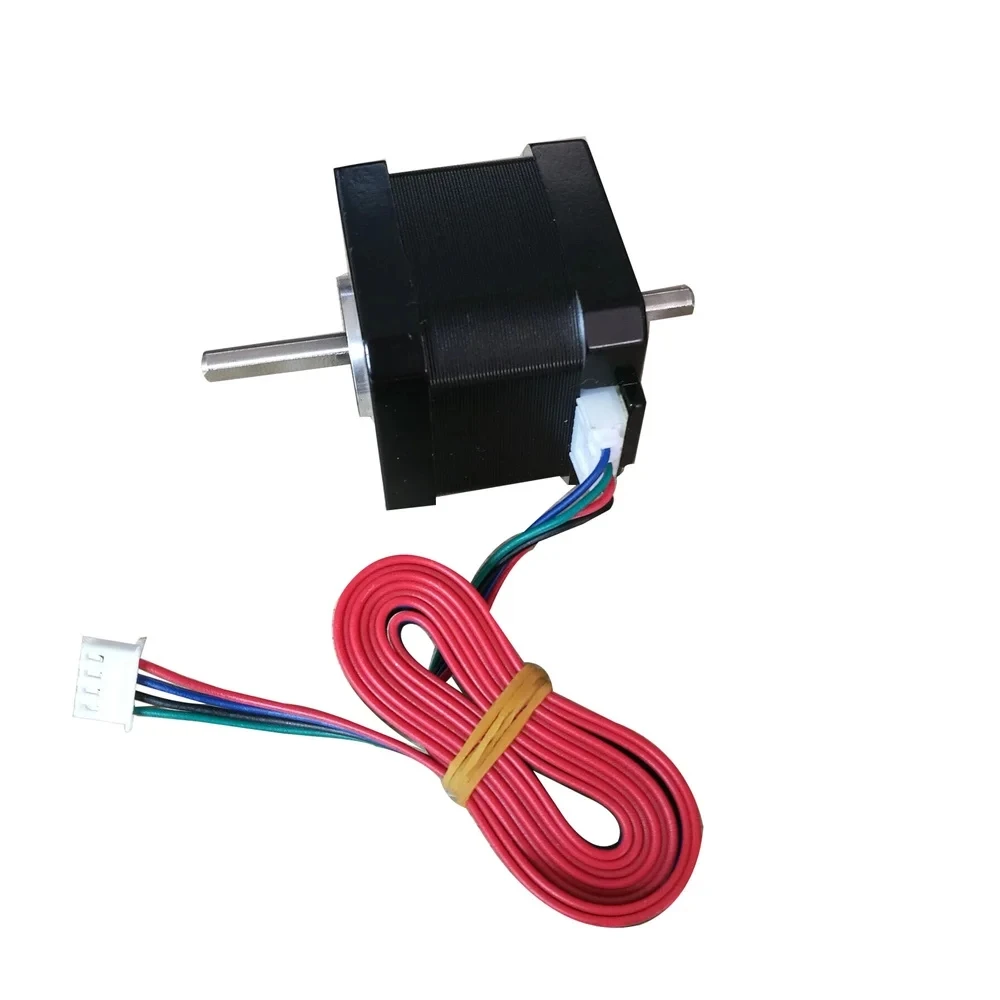 Nema17 42mm Double Shaft Stepping Motor 0.55NM 1.68A Stepper Motor JL42STH40-1684BC