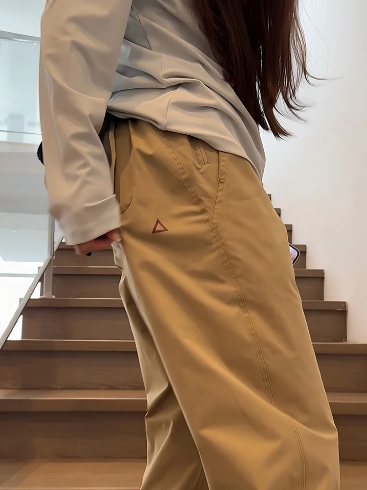 

Зимние мужские брюки цвета хаки с флисовой подкладкой, мягкие, для активного отдыха, осенне-зимние, в японском стиле, для работы и катания на лыжах