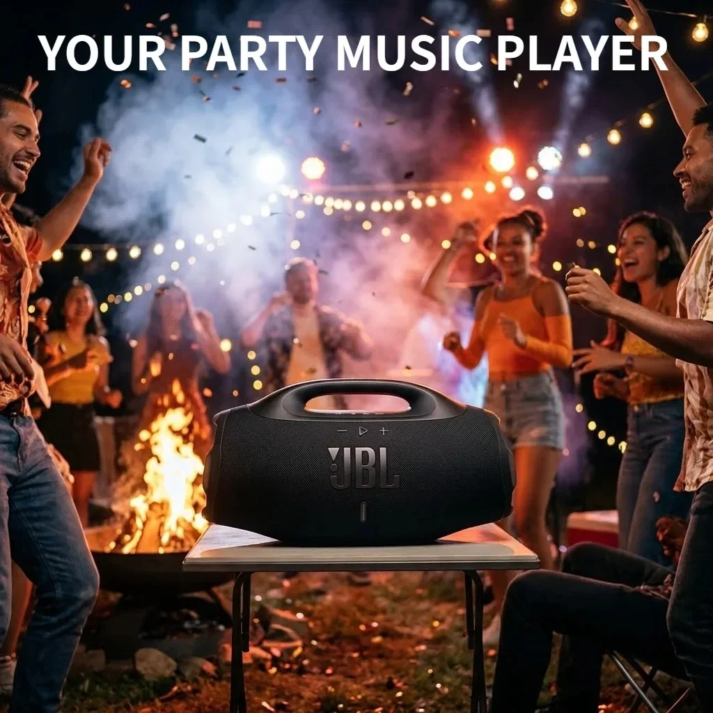JBL BOOMBOX4 God of War Fourth Generation Wireless Bluetooth Speaker AI Sound Enhancement Dynamic Outdoor Camping subwoofer