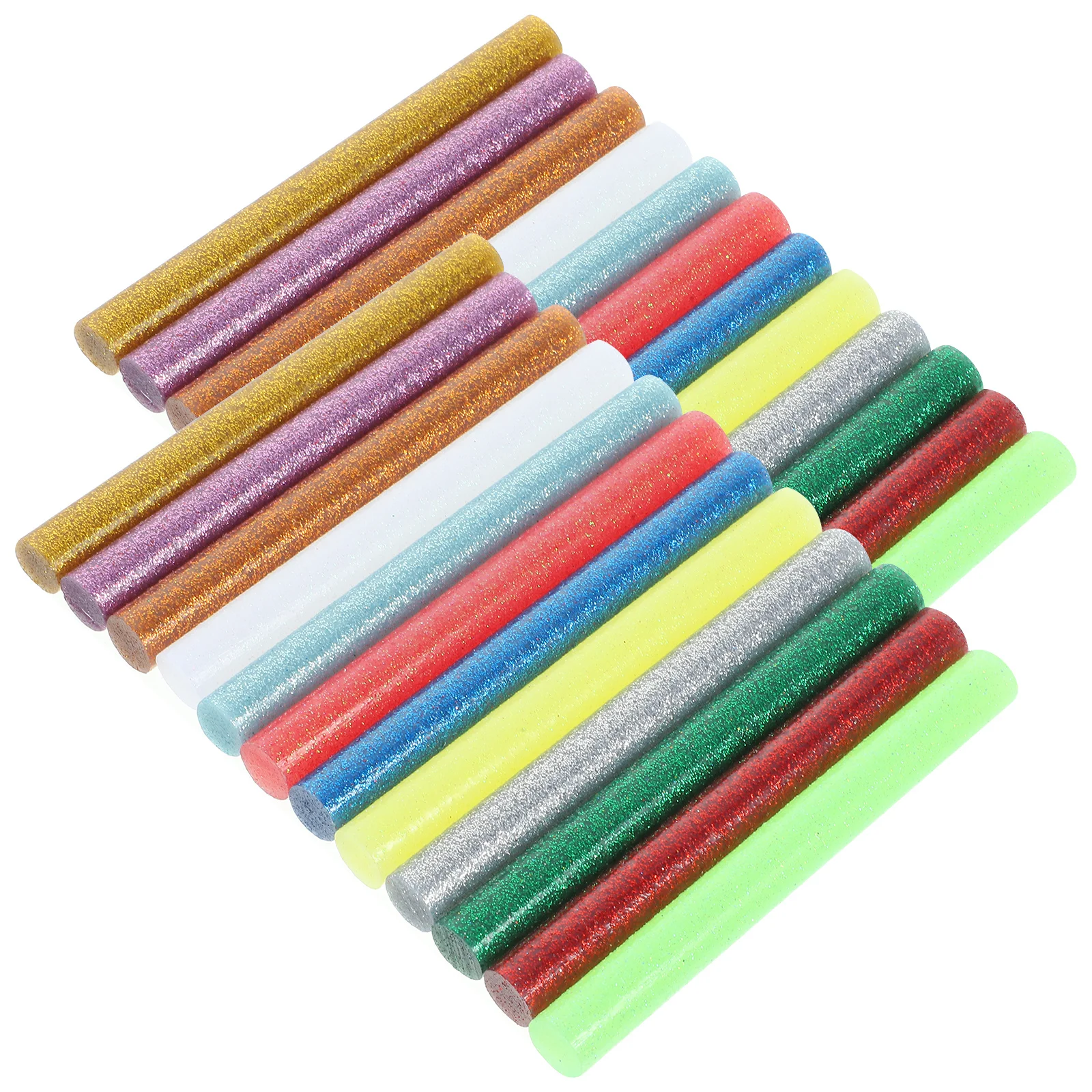 36 قطعة عصي صمغ يسيح بالحرارة ملونة لاصقة قوية لإصلاح الحرف اليدوية ديكور المنزل أداة صياغة إيفا سريعة الذوبان