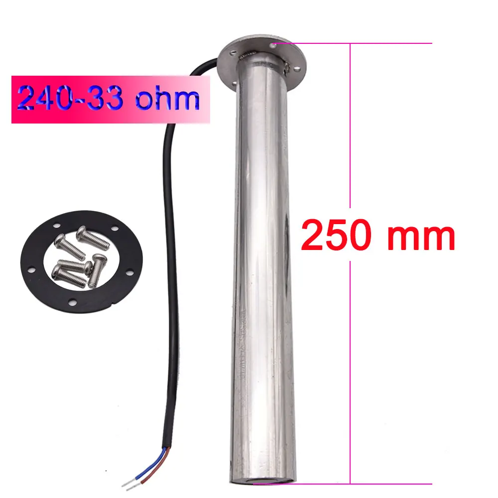 150mm~550mm Sewage Level Gauge Sensor Marine Boat Car Fuel Sender Unit Water Level gauges 0-190 240-33ohm water level customized image 3