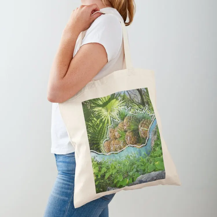 

pineapple Tote Bag Women's bags Woman shopper bag tote bag screen canvas tote