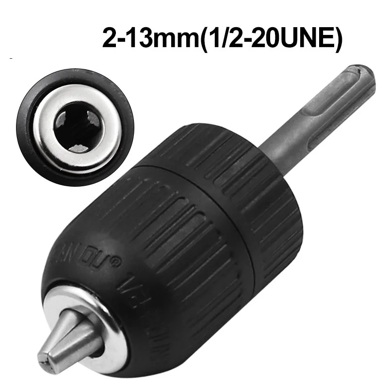 2-13mm Precise Keyless Drill Chuck Converter 1/2\