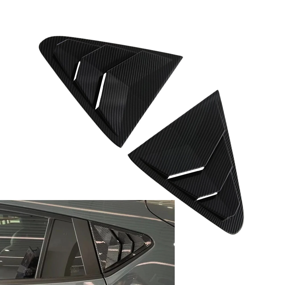 

1 Pair Car Rear Tail Frame Cover Trim Strip Compatible for Subaru Crosstrek 2023 2024 Carbon Fiber Style Car Accessories