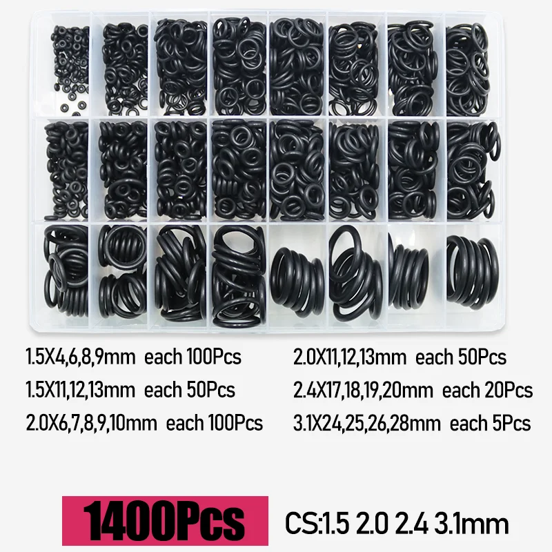 3230p O-Ring Nitrilkautschuk O-Ring NBR Dichtung Dichtung O-Ring CS 1/1,5/2,0/2,4/3,1/4,0 mm Auto Auto Fahrzeugreparatur Ölbeständiger O-Ring – Detail 7
