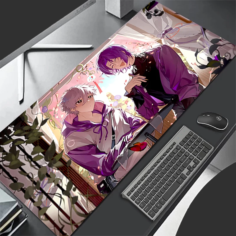 Mousepad Pattern Game Pad Rubber HD Mouse Pad PC Accessories B-blue Lock Desk Mat Non Slip Office Table Mat Gamer Keyboard Pad