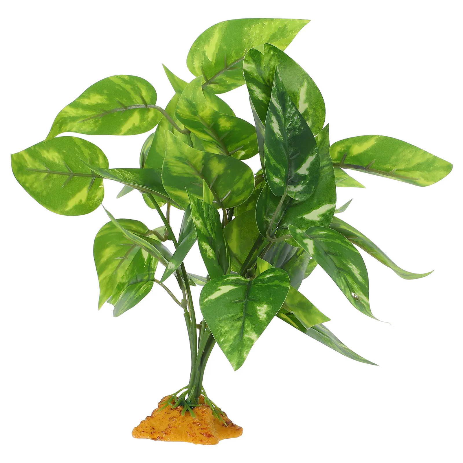 

Artificial Plant Decoration High Realism Durable ABS Material Terrarium Aquarium Reptile Habitat Fish Tank Plants
