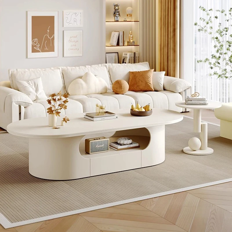 

Luxury Decoration Coffee Table Modern Living Room Storage Designer Drawers Side Table Standing Mesa Auxiliar Home Furniture
