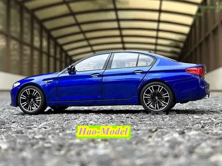 NOREV 1/18 For BMW M5 G30 2018 Model Car Diecast Metal Boys Toys Kids Gifts Hobby Display Ornaments Collection Blue