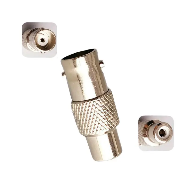 2/5/10pcs Female to RCA Female Plug Jack BNC Connectors Female BNC to RCA Connector Adapters for CCTV Camera Audio Video C5