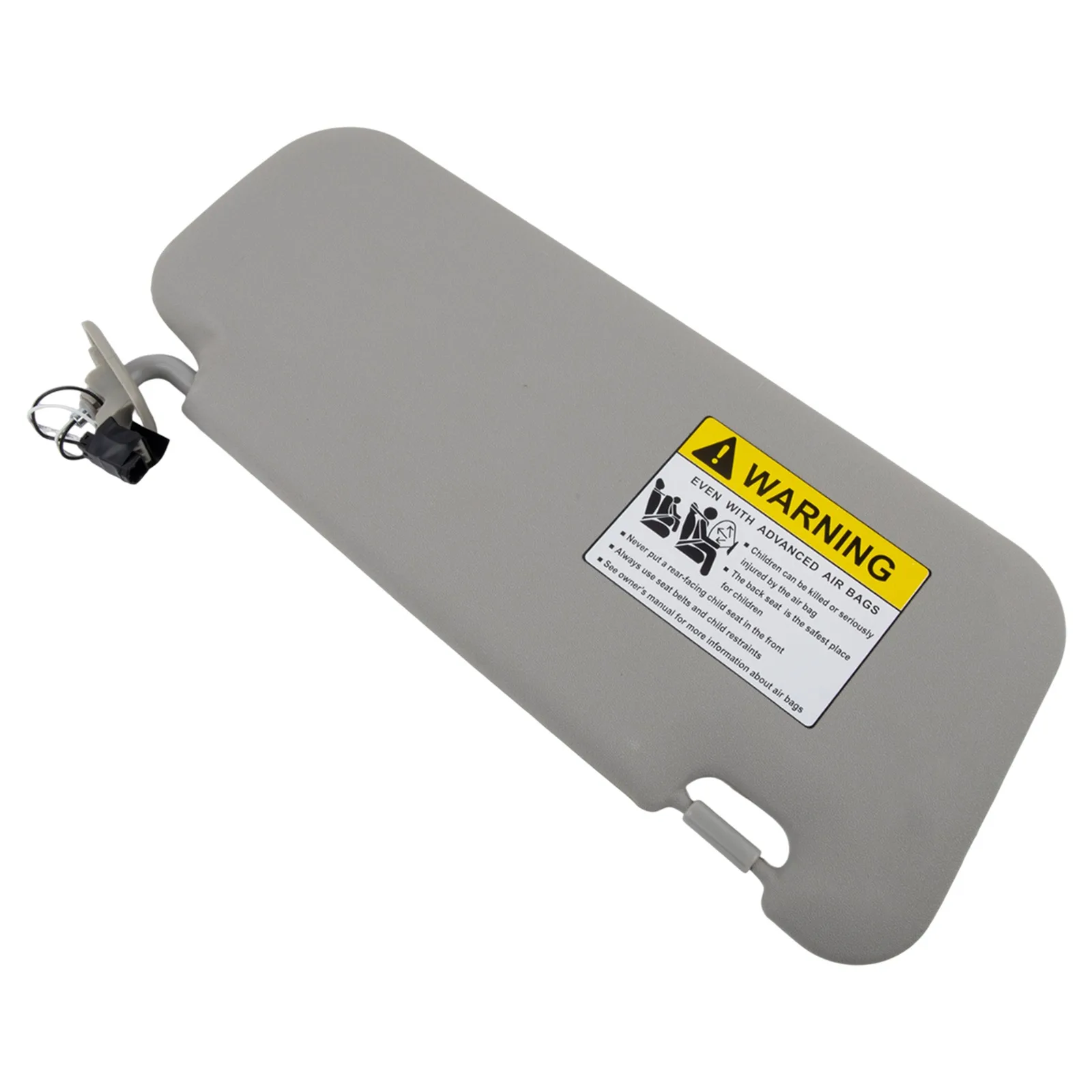 

For Mazda three years two thousand ten until two thousand thirteen grey sun visor replacements available now in plastic material