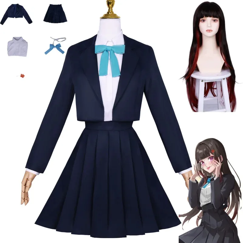 Jogo brilho honkai: star rail cosplay traje japão coreia do sul jk uniforme escolar casaco saia peruca mulher bonito campus terno f1vl;6