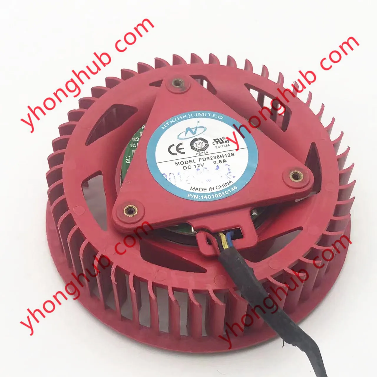 

NTK FD9238H12S DC 12V 0.8A 4-Wire Server Cooling Fan