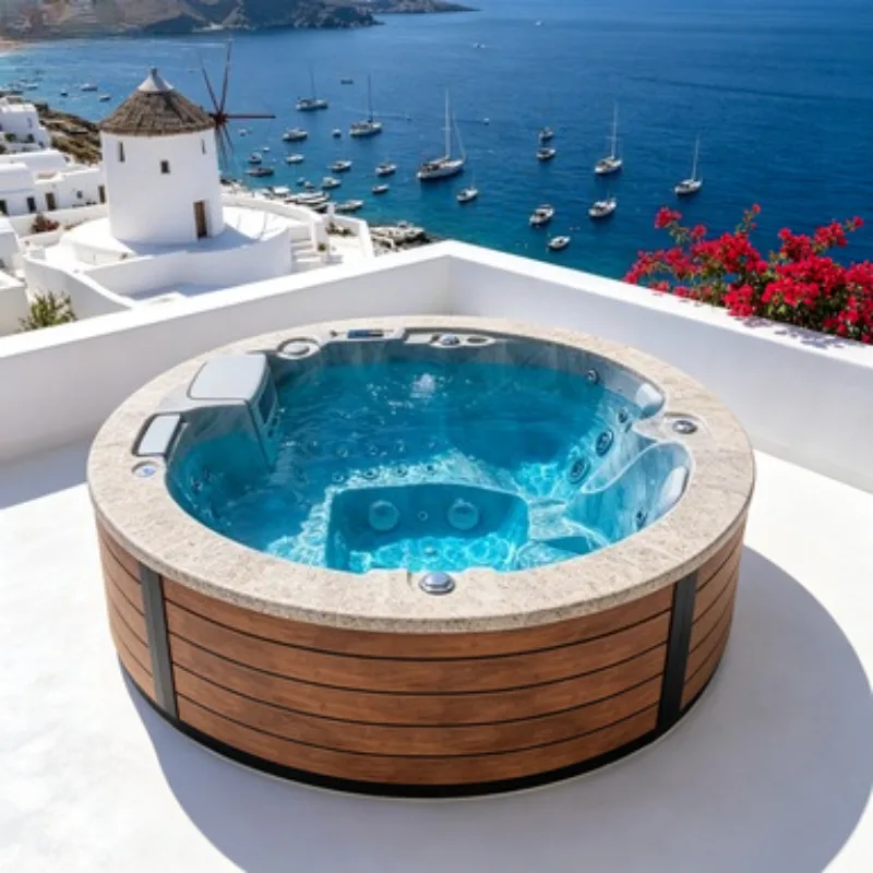 Factory Direct Spa Whirlpool Jacuzzi Massage Bathtub Hydrotherapy Acrylic 6 Person Outdoor Wholesale Price Hot Tub