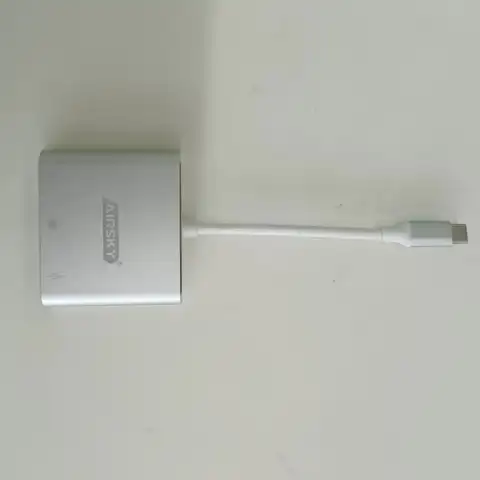 AIRSKY USB C 도킹 스테이션 DP HDMI 어댑터 허브, 화웨이, 삼성 휴대폰, 태블릿, 노트북, TV 프로젝터 모니터용 Best5