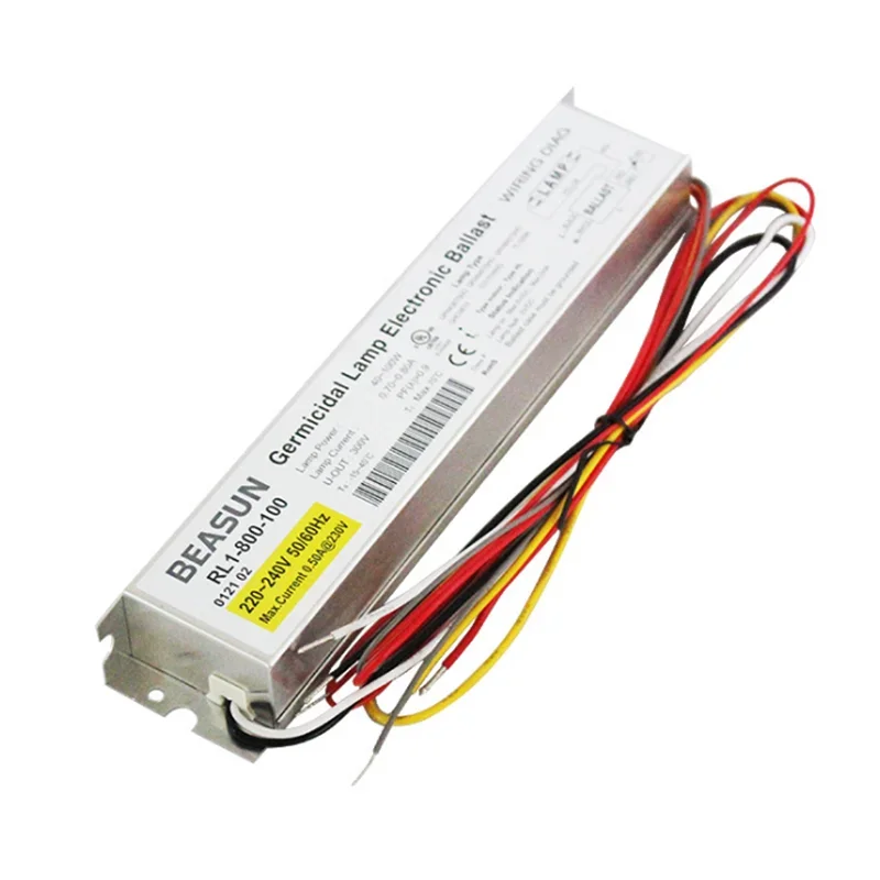 RL1-800-100 100W/75W/80W Water Treatment Ultraviolet Lamp Electronic Ballast