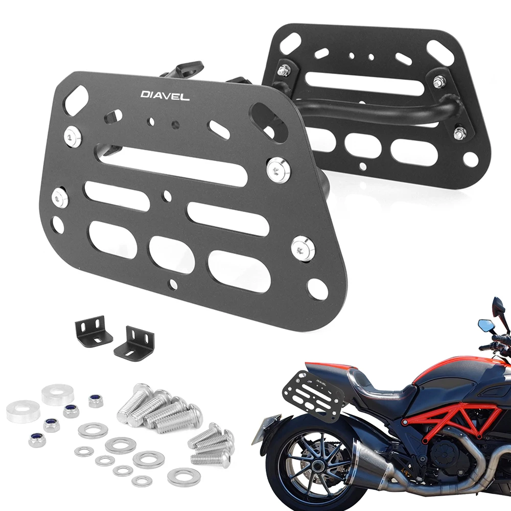 

Motorcycle Pannier Racks For Ducati Diavel 1200 2011 2012 2013 2014 2015 2016 2017 2018 Saddlebag Support Bars Mounting Brackets