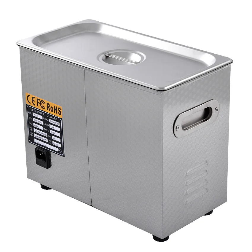 1PC AC110/220v 180W Ultrasonic cleaner 6L 40KHZ  Industry Heated Ultrasonic Cleaner Heater Timer Cleaner Machine