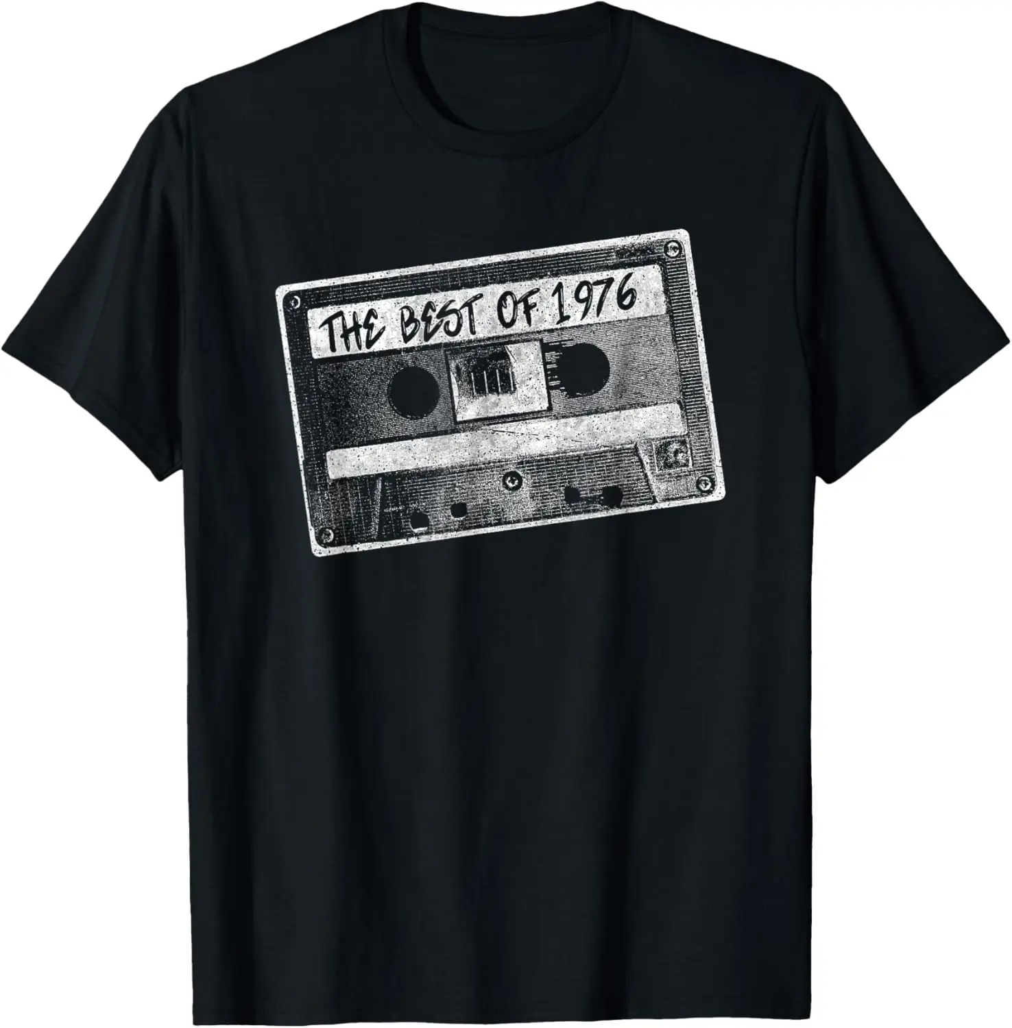 

Vintage Cassette Tape Shirt Best of 1976 Born Birthday Gift T-Shirt