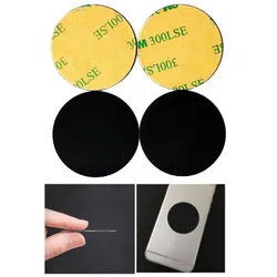 10pcs Black 30mm 35mm 40mm Metal Plate disk iron sheet Scratch-proof Magnet Phone Holder For Magnetic Car Phone Stand holders