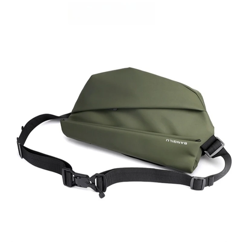 

Men's Multifunctional Casual Chest Bag - Solid Color, Multi-Pocket & Large Capacity Crossbody Bag, Outdoor Sports Cycling Pack