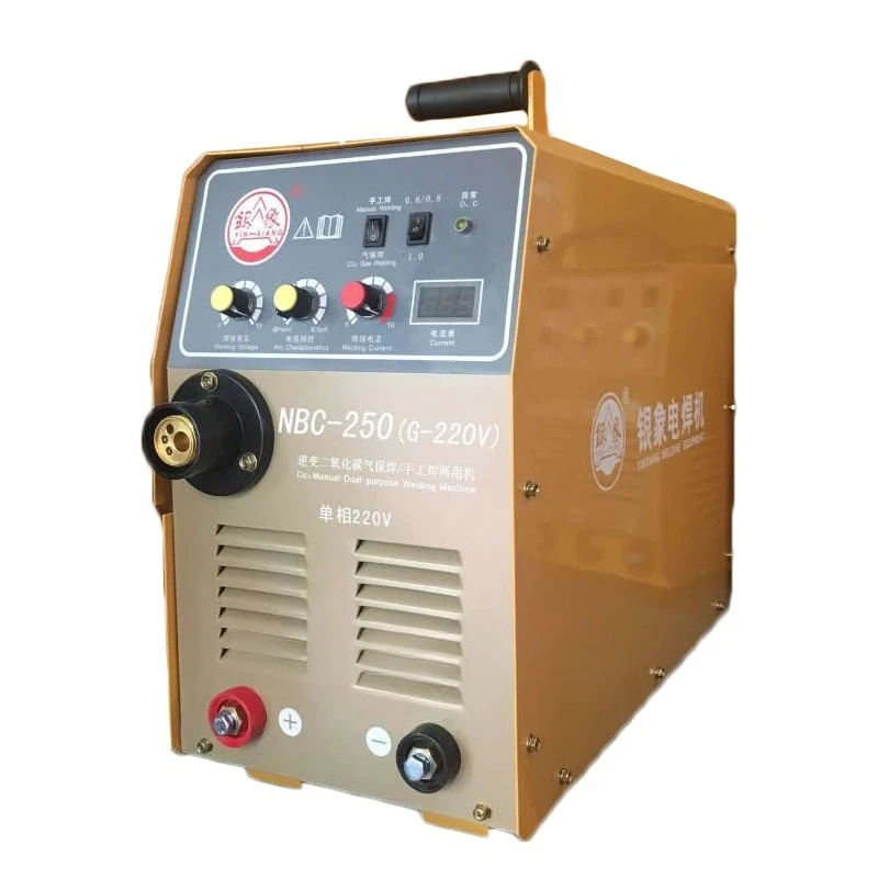 1PC Manual Welding Single-phase 220V Welder NBC-250G Portable Carbon Dioxide Gas Shielded Welder Small Welding Machine Tools