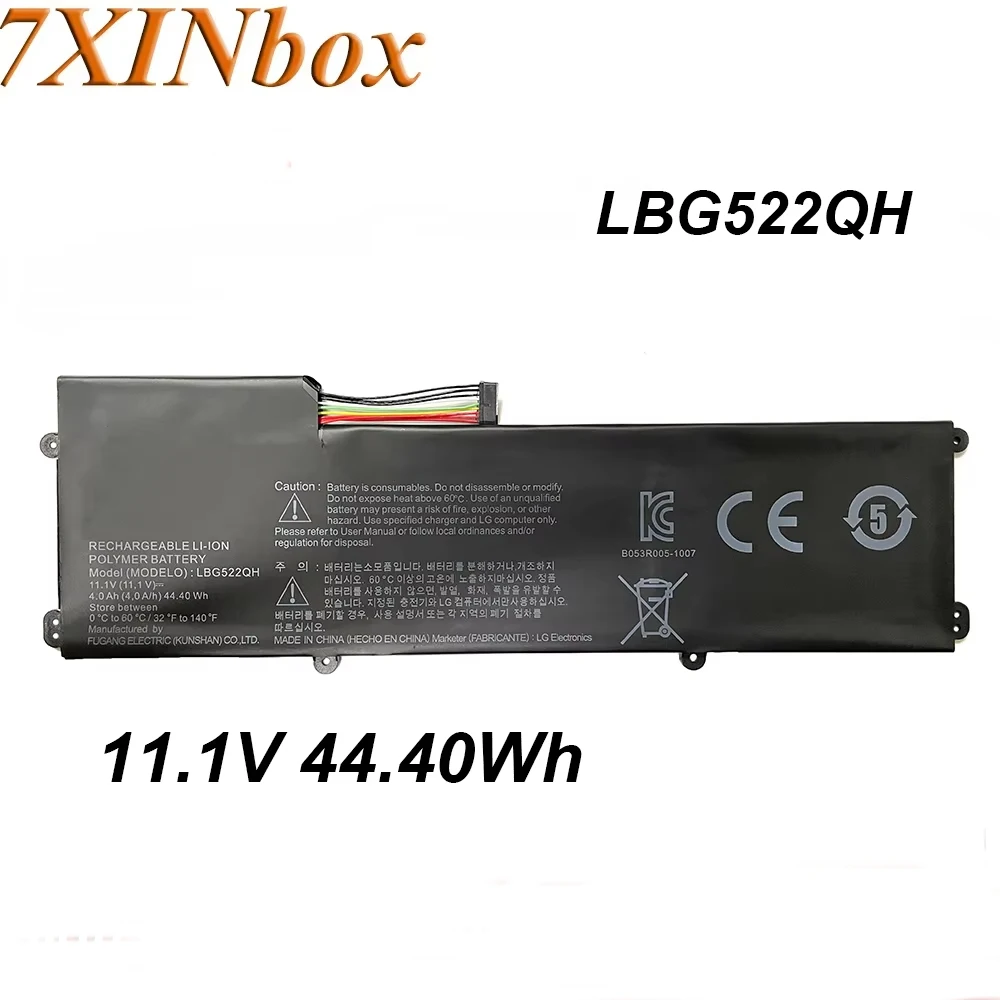 7XINbox LBG522QH 11.1V 44.40Wh Original Laptop Battery For LG Xnote Z350-GE30KB Z360 Z360-GH60K Notebook Series Replace Battery