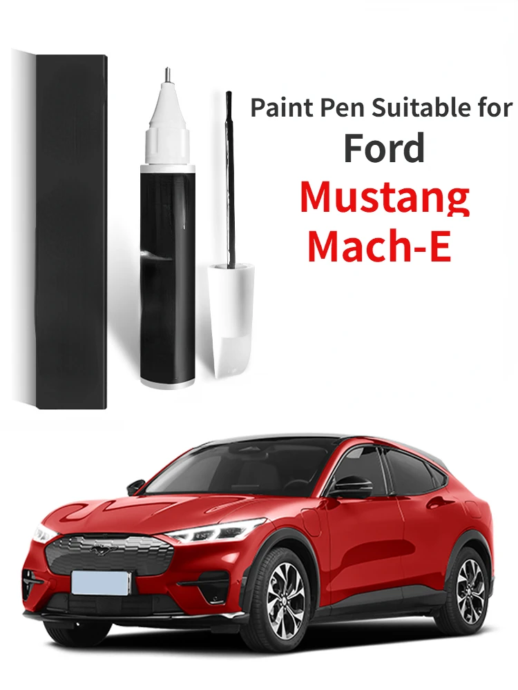 Paint Pen Suitable for Ford Mustang Mach-E Paint Fixer Sweep Starry Blue Fly Rock Ash Specia Car All Products  Mach-E white