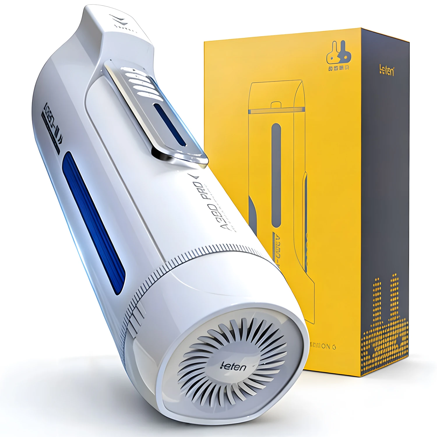 Leten A380 III Automatic Retractable Heatable Male Masturbator Cup Voice Pussy Penis Endurance Exercise Sex Machine for Men