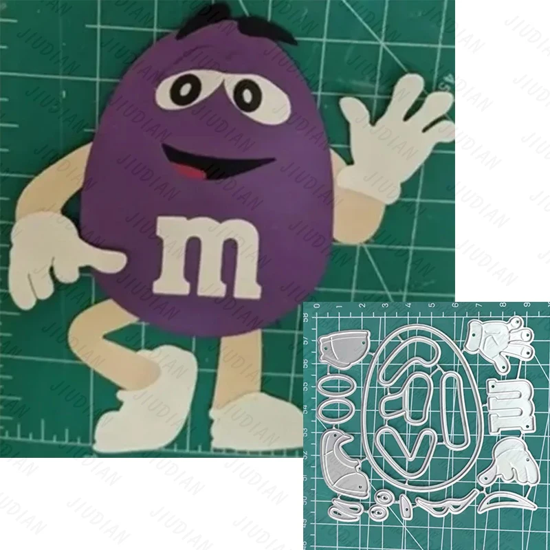 

Новое бобовое слово M, украшение, режущие штампы, сделай сам, паста, ремесла, металлическое режущее лезвие, форма, производство рельефного альбома, поздравительные открытки