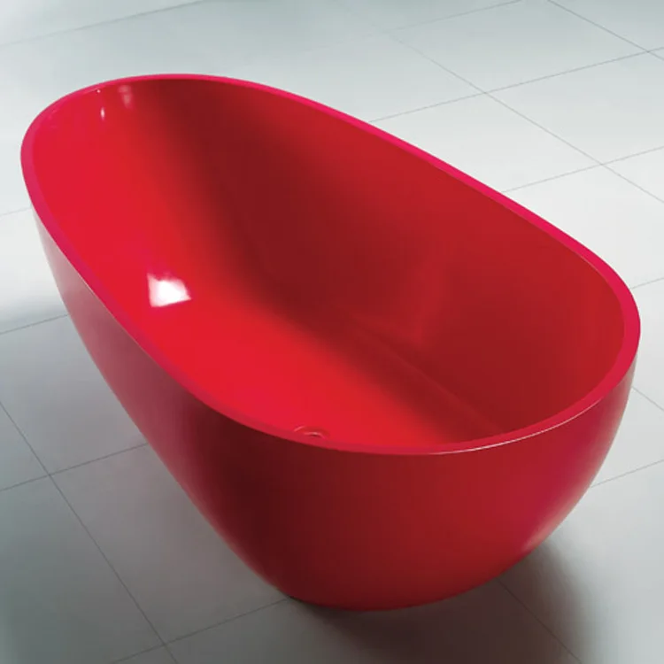 Solid surface China tub wholesaler  stone resin free standing bathtub