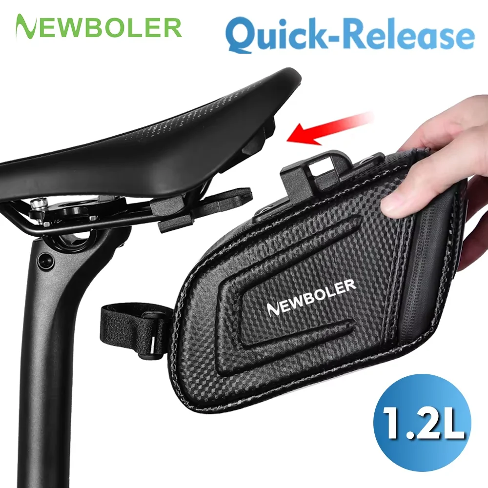 

NEWBOLER Сумка для велосипеда Быстросъемная сумка для горного велосипеда Сумка для хвоста Водонепроницаемая седельная сумка Сумка для хвоста сиденья Велосипедная посылка Дорожный горный велосипед
